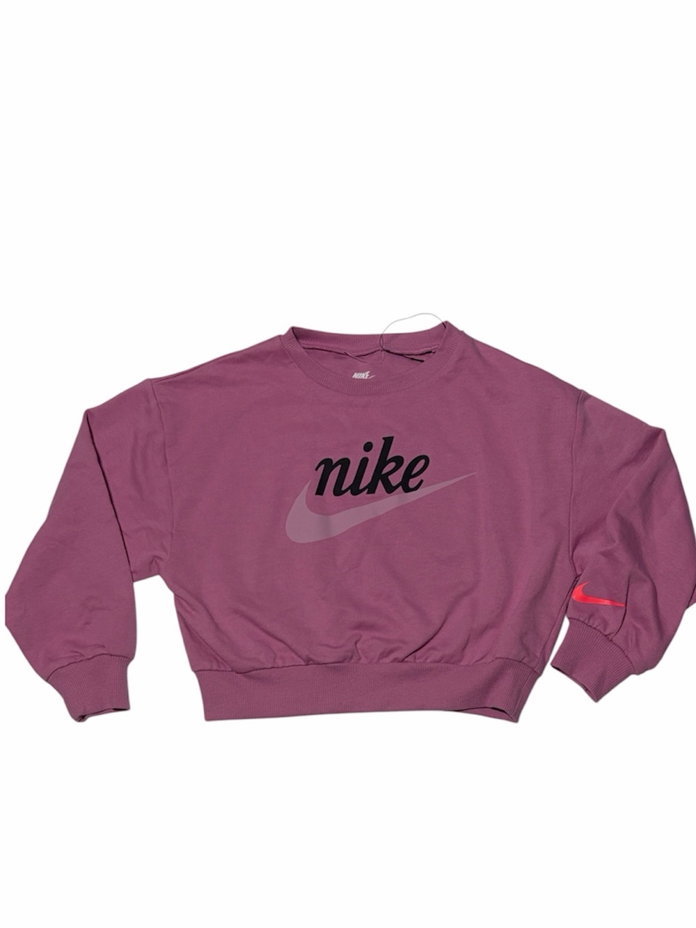Nike Toddler Girls Loose Fit Logo Sweatshirt Pullover Pink Sz 3T NWT